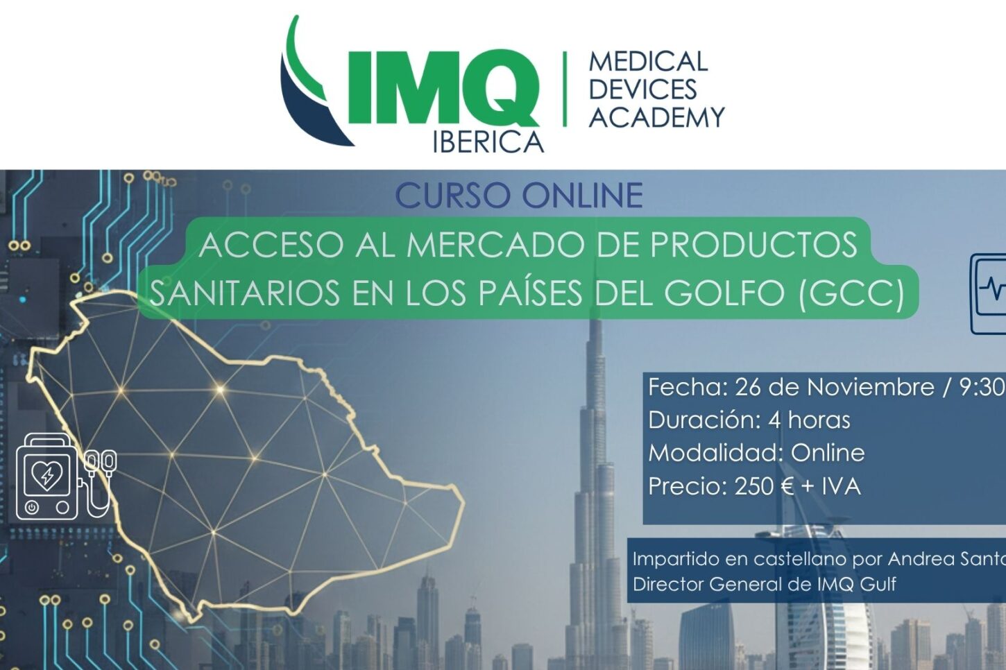 CURSO Acceso al mercado de Productos Sanitarios en los países del Golfo (1920 x 1080 px)